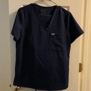 Navy Womens Figs Scrub Set